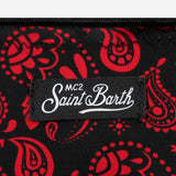 MC2 SAINT BARTH X AC MILAN BIKINI WITH RED&BLACK PATTERN