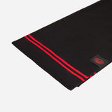 AC MILAN BLACK SCARF WITH LOGO 