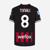 Matchworn Jersey HOME Tonali  - AC Milan vs Napoli