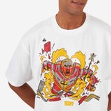 TH19 X ACM - WHITE T-SHIRT WITH FRONT DESIGN