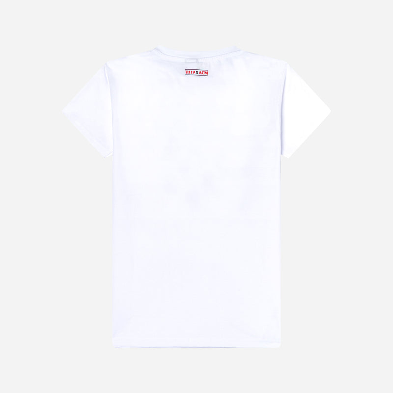 TH19 X ACM - KIDS' WHITE T-SHIRT WITH FRONT DESIGN