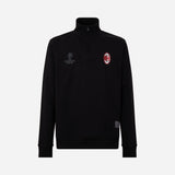 AC MILAN FUNNEL NECK HOODIE WITH UCL PRINT