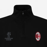 AC MILAN FUNNEL NECK HOODIE WITH UCL PRINT